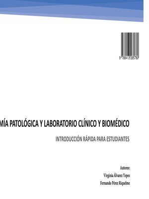 cover image of Anatomía patológica y laboratorio clínico y biomédico